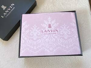 ★新品【LANVIN/ランバン】綿毛布（昭和西川）★