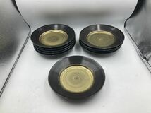 京焼　日月皿　10枚　和食器　日本料理　懐石料理　刺身皿　焼物皿　陶磁器_画像1