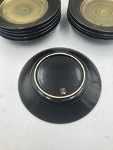 京焼　日月皿　10枚　和食器　日本料理　懐石料理　刺身皿　焼物皿　陶磁器_画像6