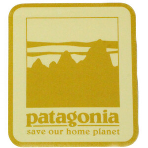 パタゴニア アルパインアイコン ステッカー 光沢 Patagonia Alpine Icon STICKER フィッツロイ 四角 シール カスタム ネコポス 新品