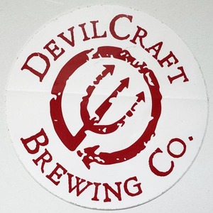 訳有 デビルクラフト ブリューイング ステッカー DEVILCRAFT Brewing Co. STICKER 日本 東京 ビール BEER 醸造 シール デコ カスタム