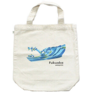 希少 パタゴニア 福岡 オープン記念 トート バッグ PATAGONIA FUKUOKA JAPAN TOTE BAG 日本 ジャパン 九州 店舗 ノベルティ エコ 限定