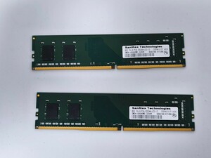 SanMax DDR4 3200 16GB（8GB×2） デスクトップパソコン用 メモリSMD4 U8G46ME 32AAR