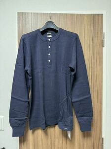 visvim sublig thermal henley l/s navy サイズ4