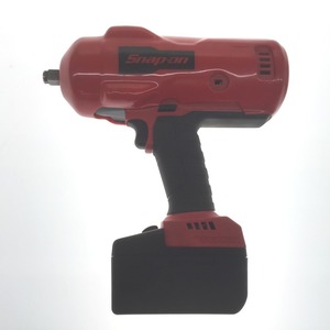 △△ Snap-on スナップオン 充電式 インパクトレンチ 18V CT9075 レッド （充電池1個付属） 目立った傷や汚れなし