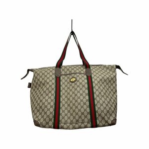 ◆◆【1円スタート】 GUCCI グッチ ボストンバッグ　シェリー　オールドグッチ　GG 012.39.621 8039 ブラウン やや傷や汚れあり