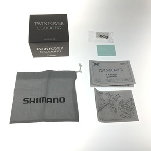 △△ SHIMANO シマノ スピニングリール 11ツインパワー C3000HG 02697 箱、ライン付 やや傷や汚れありの画像9