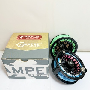 ** TIEMCOtimkoSCIENTIFIC ANGLERS fly reel AMPERE II change spool attaching a little scratch . dirt equipped 