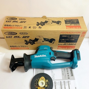 ♭♭ MAKITA マキタ 18V 充電式レシプロソー　本体のみ JR189D ブルー 目立った傷や汚れなし