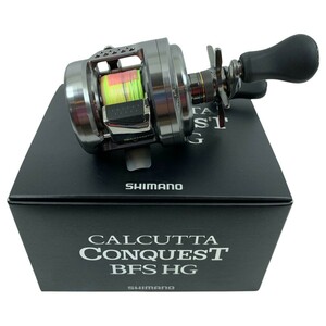 ττ SHIMANO シマノ リール ベイトリール 17カルカッタコンクエストBFS HG-R 03675 目立った傷や汚れなし