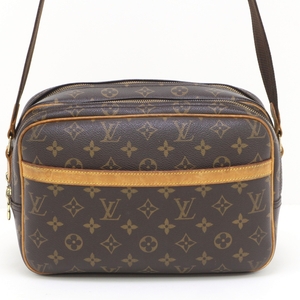 $$ LOUIS VUITTON ルイヴィトン モノグラム リポーターPM ショルダーバッグ M45254 ブラウン 全体的に状態が悪い