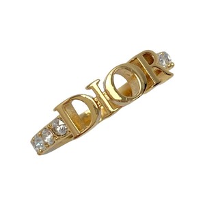 ☆☆ Christian Dior クリスチャンディオール ディオレボリューション リング 指輪 メタル＆クリスタル Dio(r)evolution やや傷や汚れあり