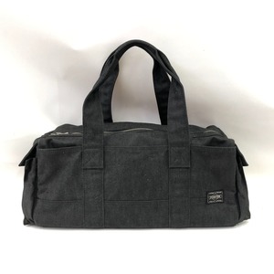 00 PORTER Porter men's bag handbag gray a little scratch . dirt equipped 