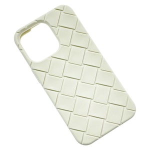 ☆☆ BOTTEGA VENETA ボッテガヴェネタ イントレチャート アイボリー iPhoneケース スマホケース ユニセックス やや傷や汚れあり