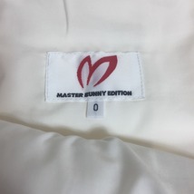 ◎◎ Master Bunny Edition マスターバニーエディション 中綿プリーツスカート 　サイズＯ ホワイト 目立った傷や汚れなし_画像4