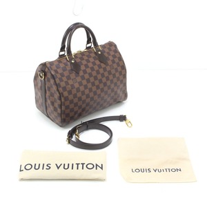 $$ LOUIS VUITTON ルイヴィトン バッグ ハンドバッグ ダミエ スピーディ バンドリエール 30 N41183 目立った傷や汚れなし