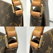 ## LOUIS VUITTON ルイヴィトン ミュゼット・タンゴ ショートショルダー M51257 ブラウン 傷や汚れあり_画像9