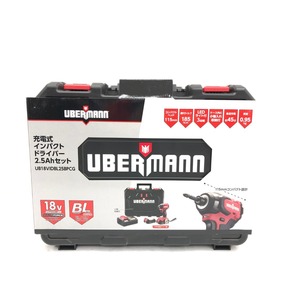 ▼▼ UBERMANN ウーバマン 電動工具 コードレス式 18V 充電式インパクトドライバ ub18vidbl25bpcg 未使用に近い