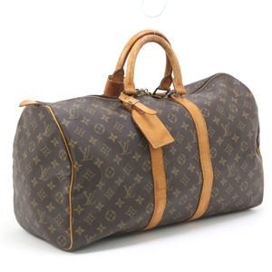 $$ LOUIS VUITTON ルイヴィトン ボストンバッグ キーポル 45 ポワニエ・パドロック付 VI864 キー欠品 M41428 傷や汚れあり