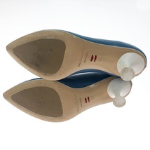 〇〇 HALMANERA 靴 パンプス サイズ36 VIOLA03 スカイブルー ポインテッドピンヒールデザインパンプス やや傷や汚れあり_画像6