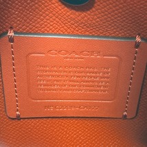 ◎◎ COACH コーチ モリー バケット バッグ 2WAYショルダーバッグ CA177 スカイブルー やや傷や汚れあり_画像5