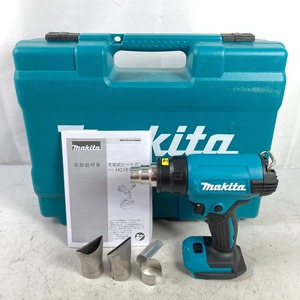 ＊＊ MAKITA マキタ 18V 充電式ヒートガン ケース付 ※バッテリ・充電器なし HG181D ブルー 目立った傷や汚れなし