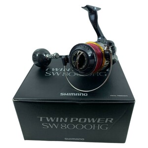 ττ SHIMANO シマノ リール スピニングリール 15ツインパワーSW8000HG 03320 目立った傷や汚れなし