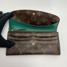 ☆☆ LOUIS VUITTON ルイヴィトン モノグラム ポルトフォイユ・エミリー M60137 ヴェール 長財布 傷や汚れあり_画像2