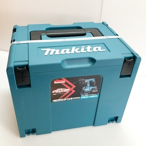 ♭♭ MAKITA マキタ 28mm 充電式ハンマドリル　40V　【未使用品】 HR001GRDX ブルー 充電器・充電池2個・ケース付 未使用に近い