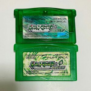 ポケットモンスター リーフグリーン エメラルド ソフトのみ GBA ゲームボーイアドバンス