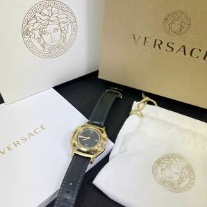 【稼動品】 VERSACE ヴェルサーチ Medusa メデューサ クォーツ 箱 説明書 腕時計 時計 240309 ◎インボイス対応可◎の画像1