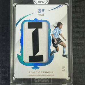 ★5枚限定 CLAUDIO CANIGGIA 2022 FANSMALL ARGENTINA Jumbo Letter Patch 激レアの画像1