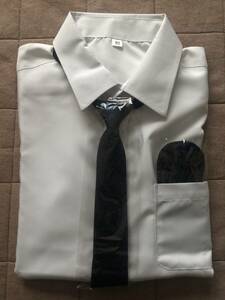 卒業式　ワイシャツ　160センチ　結婚式　フォーマル　男の子　カッターシャツ　160 ネクタイ　長袖シャツ 入学式 ワイシャツ　ネクタイ