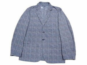 極美品☆3.7万☆デサントポーズ☆グレンチェックジャケット サイズS DESCENTE PAUSE GLEN CHECK JACKET メンズ 紳士 春夏