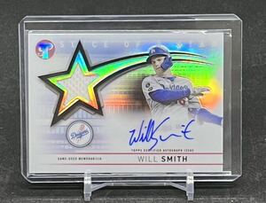 2022 Topps Pristine Will Smith Slice Of A Star SSAR-WS Dodgers ウィル・スミス 直筆サインカード　直書き　ゲーム使用ジャージ入り