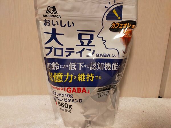 セール中【機能性表示食品】大豆プロテイン GABA入り カフェオレ味 660g