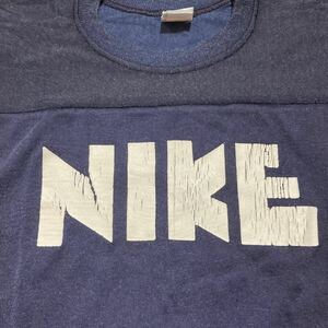 オールドNike Tシャツ ゴツナイキ カマボコ オレンジタグ USA 風車 ビンテージ 70's