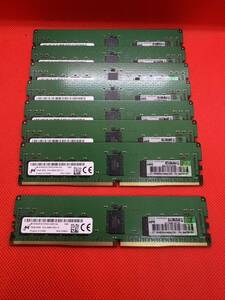 Micron 16GB 2Rx8 PC4-2666V-RE2-12 サーバー用DDR4メモリ16GB 8枚セット計128GB 管11