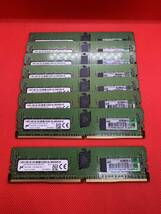 Micron 16GB 2Rx8 PC4-2666V-RE1-11 サーバー用DDR4メモリ16GB 8枚セット計128GB 管12_画像1