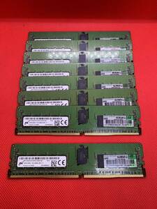 Micron 16GB 2Rx8 PC4-2666V-RE1-11 サーバー用DDR4メモリ16GB 8枚セット計128GB 管12