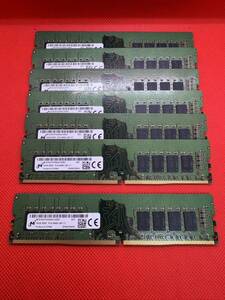 Micron 16GB 2Rx8 PC4-2666V-UB1-11 デスクトップPC用DDR4メモリ 16GB 7枚セット計112GB 管14