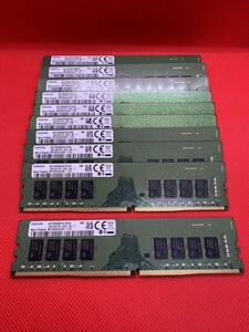 Samsung 16GB 2Rx8 PC4-2666V-UB1-11 デスクトップPC用DDR4メモリ16GB 10枚セット160GB 管1