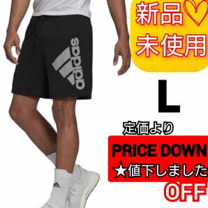 【L】アディダス ビッグ バッジ オブ スポーツ ハーフパンツ 新品未使用 タグ付き ショートパンツ ショーツ 短パン