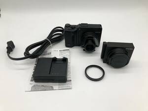 【中古品】RICOH リコー ボディ GXR レンズ S10 24-72mm F2.5-4.4 2個 簡易動作確認済 バッテリー充電器 説明書 デジカメ コンパクトカメラ