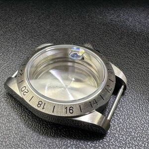 39mm NH34 NH35 腕時計 SS ケース シルバー ステンレス GMT ベゼル ケース