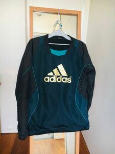 adidas アディダス ピステ ウィンドブレーカー サッカー トレーニングウェア 中綿 ネイビー 長袖 紺　フットサル