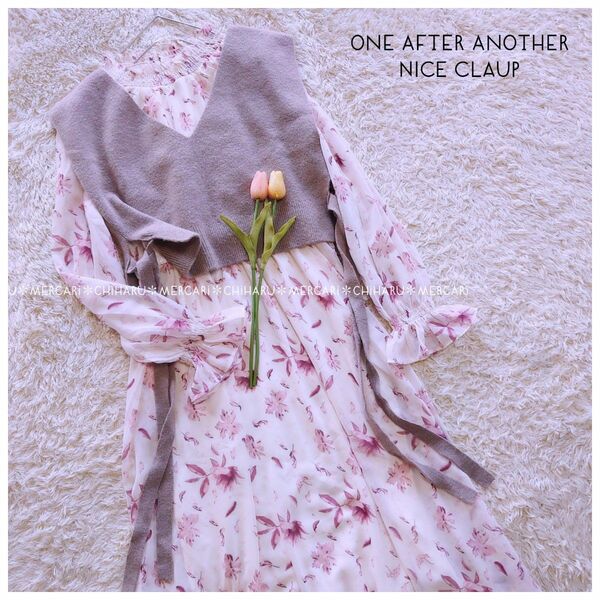 《one after another NICE CLAUP》ベスト付きワンピース