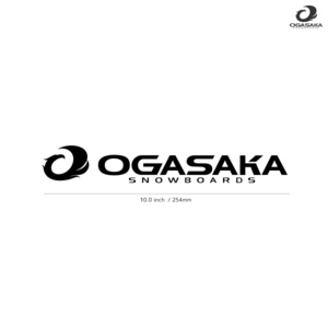 【OGASAKA】オガサカ★09★ダイカットステッカー★切抜きステッカー★JPN2★10.0インチ★25.4cm