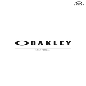 【OAKLEY】オークリー★18★ダイカットステッカー★切抜きステッカー★8.0インチ★20.3cm