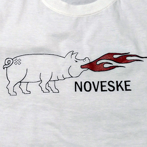 送料込【NOVESKE】ノベスキー / ホワイト★選べる5サイズ/S M L XL 2XL/ヘビーウェイト 5.6オンス